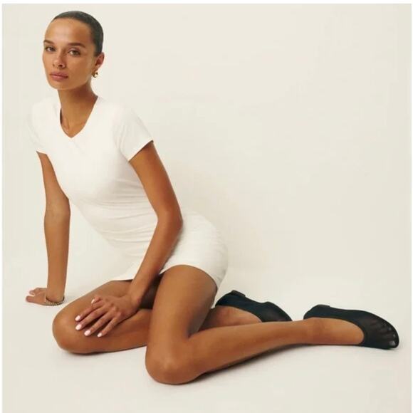 Reformation Open Back Knit Mini Dress - Picture 3 of 7